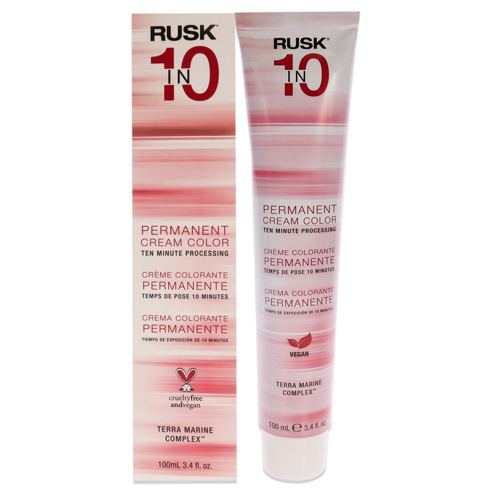 Permanent Cream Color In10 - 6G Dark Golden Brown by Rusk 3.4 oz Hair Color
